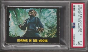 1964 OUTER LIMITS CARD #13 - A & BC ENGLAND - PSA 7 - HORROR IN THE WOODS - Picture 1 of 2