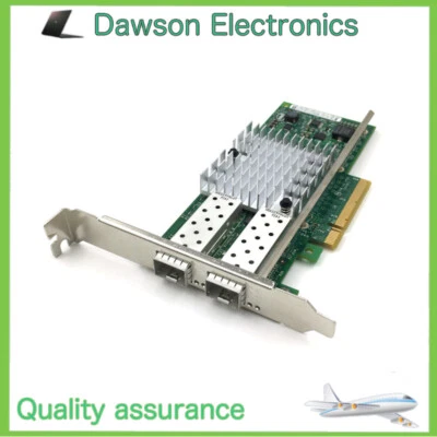 Intel 10 X520-DA2 Gigabit 10GBe SFP Dual Port Ethernet Server Network Adapter - Image 1 of 3