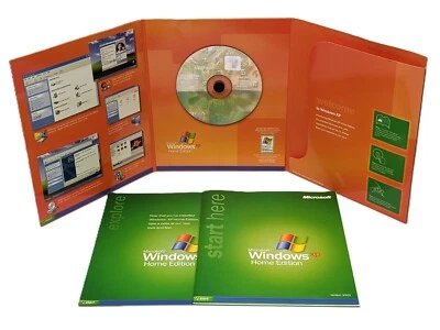 Microsoft Windows XP Home Edition Software Version 2002 UPGRADE (Folder) - Image 1 of 4