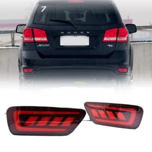 Rear Bumper Reflector Brake Fog DRL Indicator Light For Dodge JCUV 2013-2016 - Picture 1 of 8