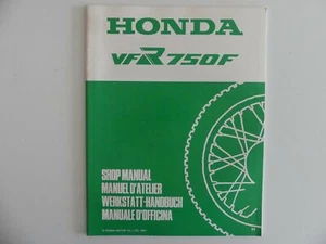 Honda VFR 750 F Zusatz Werkstatthandbuch Reparaturanleitung Handbuch 1987 H - Bild 1 von 2