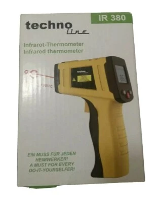 Technoline IR 380 Infrarot Thermometer 50°C bis 380°C Pyrometer -NEU- in OVP - Bild 1 von 4