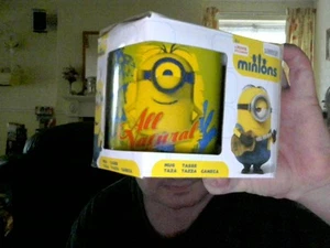 DISNEY DESPICABLE ME GANZ NATÜRLICH TASSE & BOX GEBURTSTAG VATERTAG SPAREN £££S  - Bild 1 von 1