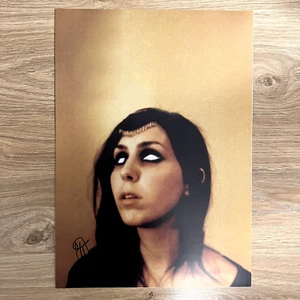 Chelsea Wolfe Signed Apokalypsis Poster w/ Exact Proof (Indie Singer Autograph) - Picture 1 of 6