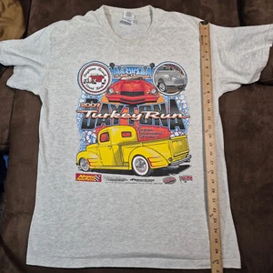 2007 DAYTONA SPEEDWAY TURKEY RUN T-SHIRT 34th ANNUAL ON GILDAN TAG LARGE - Picture 1 of 11