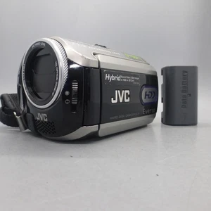 JVC Everio GZ-MG275EK Handheld High Definition HDD Camcorder Silver Tested - Picture 1 of 9