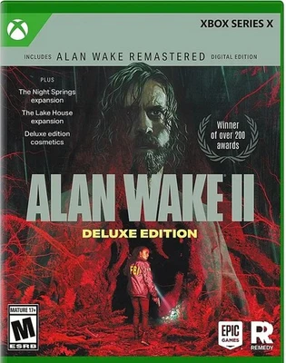 Alan Wake 2 Deluxe Edition - Xbox Series X - NEW & SEALED - FREE US SHIPPING - Image 1 of 4