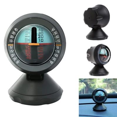 Balanceador de seguridad para automóvil Indicador de ángulo Inclinómetro de nivel Medidor de pendiente Foto 1 de 4