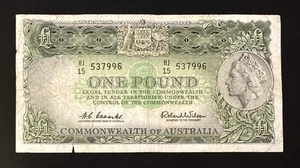 Australia 1961 1 Pound Banknote - Coombs / Wilson - Picture 1 of 2