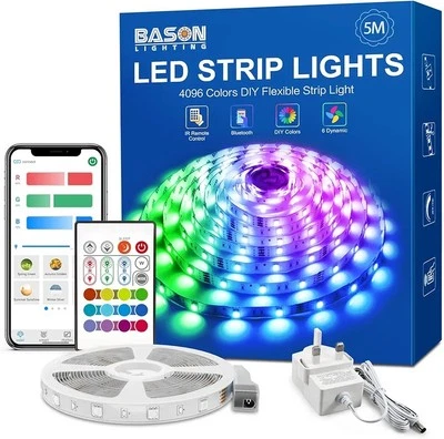 Bason, Lightning LED Strip Lights - Image 1 of 4