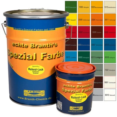 Branth´s Robustlack, 400ml 750ml 5l, Korrosions-Rostschutzfarbe, RAL-Ton wählbar - Bild 1 von 4