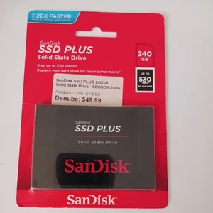 NEW SanDisk Plus 240GB Solid State Drive SSD - SDSSDA 240GB - Afbeelding 1 van 2