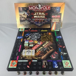 Star Wars Episode I Monopoly Collectors Edition 3D Board Game Hasbro Complete - Picture 1 of 21