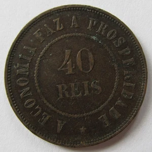 1909 Brazil, 40 Reis, KM# 491 - Picture 1 of 4