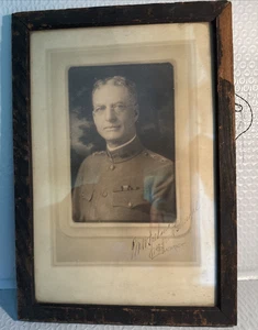 Vintage Signature Autograph Photo sergeant general WWI - Picture 1 of 8