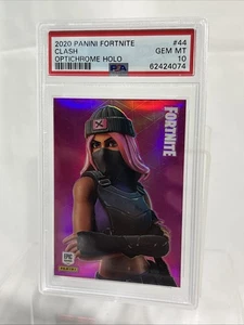 2020 Panini Fortnite Clash Optichrome Holo #44 PSA 10 - Low Pop - Picture 1 of 2