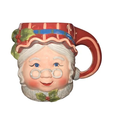 Certified Int'l VTG Susan Winget 'Tis the Season Mrs. Claus 20oz Christmas Mug - Image 1 of 4