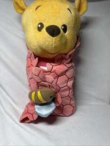 Disney Parks Disney Babies Baby Pooh In Blanket Plush Very Clean & Soft Cute - Picture 1 of 4
