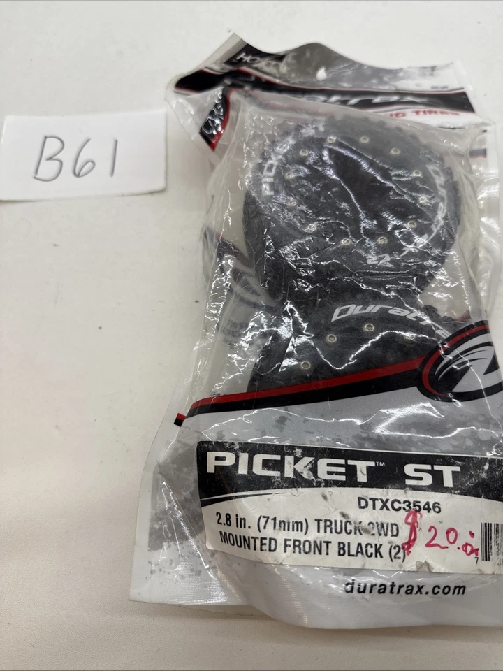 DuraTrax DTXC3546 Mounted Front Picket ST Tire/Wheels Traxxas Stampede/Rust B60 - Image 1 of 1