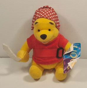 Winnie the Pooh Pirate Plush – 17cm Soft Toy – Disney Pooh & Friends – Cuddly - Picture 1 of 6