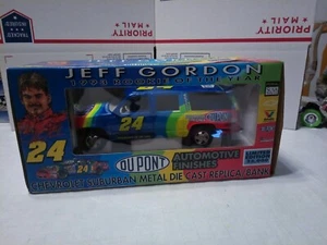 Brookfield Jeff Gordon“1993 ROOKIE OF THE YEAR” Die-Cast NASCAR SUBURBAN Bank - Picture 1 of 1