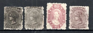 Australia - Tasmania 1878-1891 on stockard MH - Picture 1 of 1