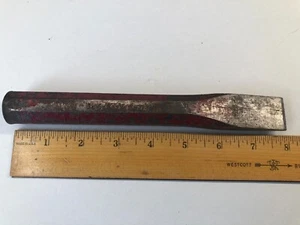 Vintage Steel Keen Kutter Wood Chisel Tool #1266 1" Blade 7 7/8" Long Red - Picture 1 of 8