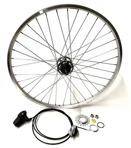 Shimano Nexus Inter3 3 Speed Hub SG-3R40 36h 26" Alloy 120mm Rear Wheel+ Shifter - Picture 1 of 12