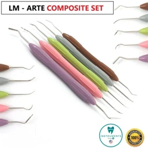 Dental Composite Filling Instruments Set of 5 Silicon Handle - Picture 1 of 7