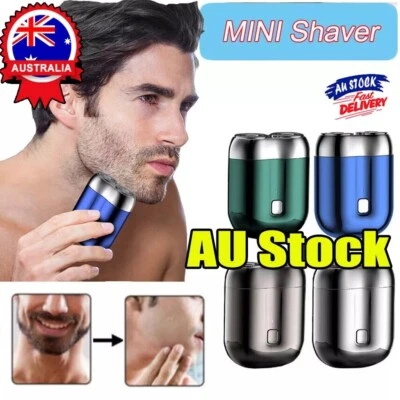 Mini-Shave For Men Electric Shaver Pocket Waterproof Rechargeable Razor Portable - image 1 of 4