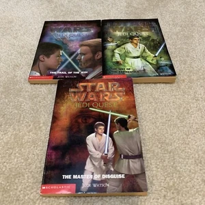 Star Wars Jedi Quest Lot 3 Paperback Novel Books #1 Way Apprentice #2 Trail #4 - Picture 1 of 23