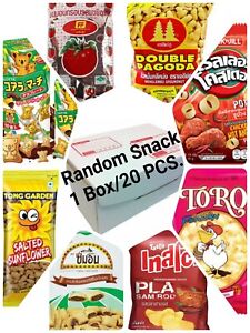  Snack Of Thailand (Random Snack) 1 Box / 20 PCS. Top Brand Of Thailand   