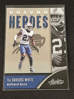 2020 Panini Absolute Football Tre'Davious White Unsung Heroes #UH-TW - Bills - Image 1 of 2