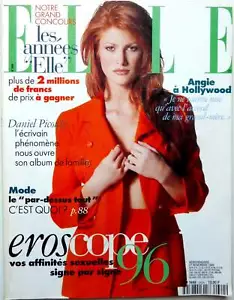 French ELLE #2604/1995: ANGIE EVERHART_Princess DIANA_Fashion designer AGNES B. - Imagen 1 de 7