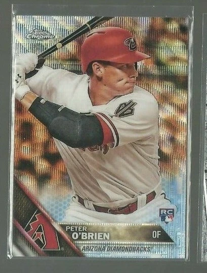  2016 Topps Chrome Blue Wave Refractors #199 Peter O'Brien 08/75 (ref 67634) - Image 1 of 1