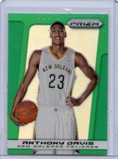 2013-14 PRIZM #4 ANTHONY DAVIS "2ND YEAR GREEN PRIZM NEW ORLEANS PELICANS 120323