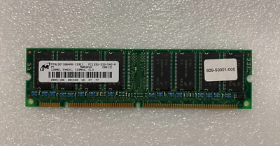 Vintage & New 128MB PC133U-333 NON-ECC SDRAM MT8LSDT1664AG-133E1 168PIN UDIMM - Image 1 of 2