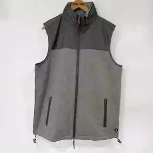 NEW Sperry Size XL Zip Front Vest with Zip Out Hood Zipper Pockets Scuba Knit - Picture 1 of 5