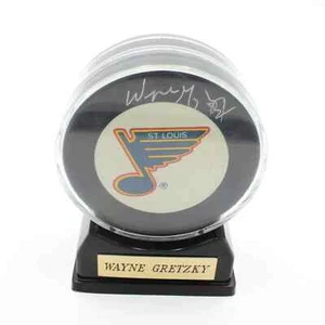 WAYNE GRETZKY SIGNED AUTOGRAPH ST. LOUIS BLUES UDA HOLOGRAM UPPER DECK AUTHENTIC - Picture 1 of 4