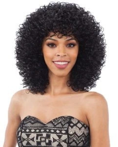 FREETRESS EQUAL SYNTHETIC CURLY SHORT AFRO HAIR WIG - TOYA - Picture 1 of 14