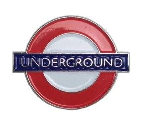 Underground Tube Train London Transport Metal Enamel Lapel Badge Brooch 23mm NEW - Picture 1 of 1