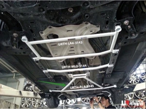 Mazda 2 DJ 1.5 2014 Ultra Racing Rear Lower Bar Brace 4 Points - Foto 1 di 1
