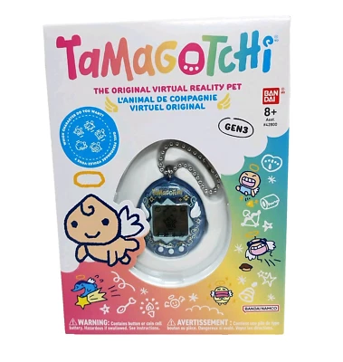 Tamagotchi Original Gen 3 Angel Sky Realidad Virtual Mascota - Alimentación para Escotillas Crecer NUEVO Foto 1 de 4