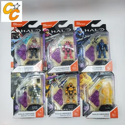 Mega Construx Halo Heroes Series 6 Let Volir Spartan Grant Halo Reach Jun Lot - Image 1 of 4