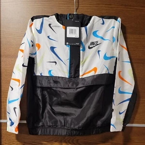 Nike NSW Swooshfetti Anorak All Over Print Windbreaker Jacket Sz 5 - Picture 1 of 10