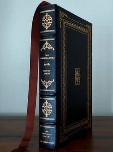 Franklin Library The Ambassadors FINE Henry James Leather Black Comedy Classic - Picture 1 of 13