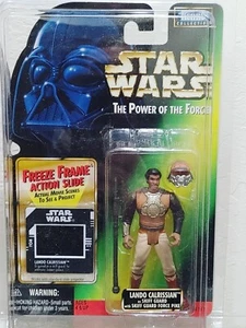 Star Wars Kenner Potf2 Lando Calrissian Skiff Guard Freeze Frame Slide ~ Misp - Picture 1 of 2