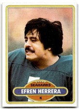 1980 Topps Efren Herrera Football Cards #215