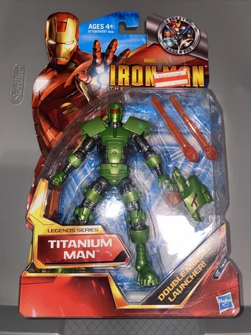 2010 Iron Man Armored Avenger TITANIUM MAN 6” Marvel Legends Hasbro NEW SEALED Cover