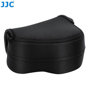JJC Black Mirrorless Camera Pouch Case for Sony A6500+16-50mm f3.5-5.6 OSS Lens  - Picture 1 of 16